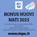 “Bonus Nuovi Nati”: 1000 Euro per bambini nati o adottati nel biennio 2025-2026