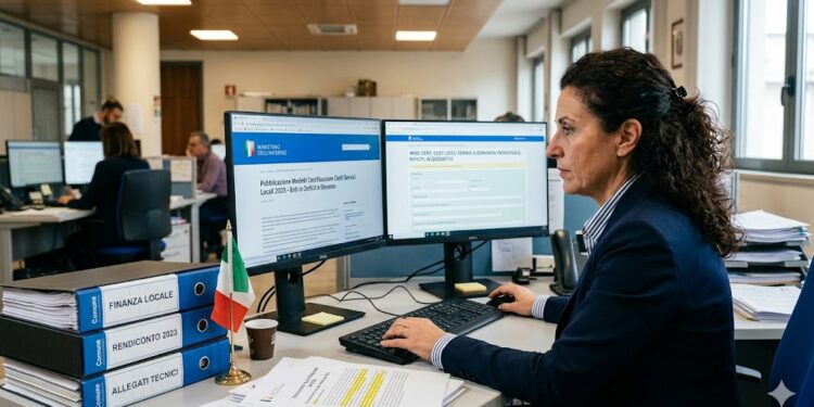 Pubblicati i modelli per la certificazione dei costi dei servizi locali: obblighi per enti in deficit e dissesto