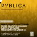 Bando PVBLICA “Management di grandi eventi sportivi e culturali e promozione di stili di vita sani per le comunità locali”