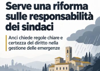 Calamità naturali, ANCI: “sindaci parafulmini d’Italia. Serve riforma”